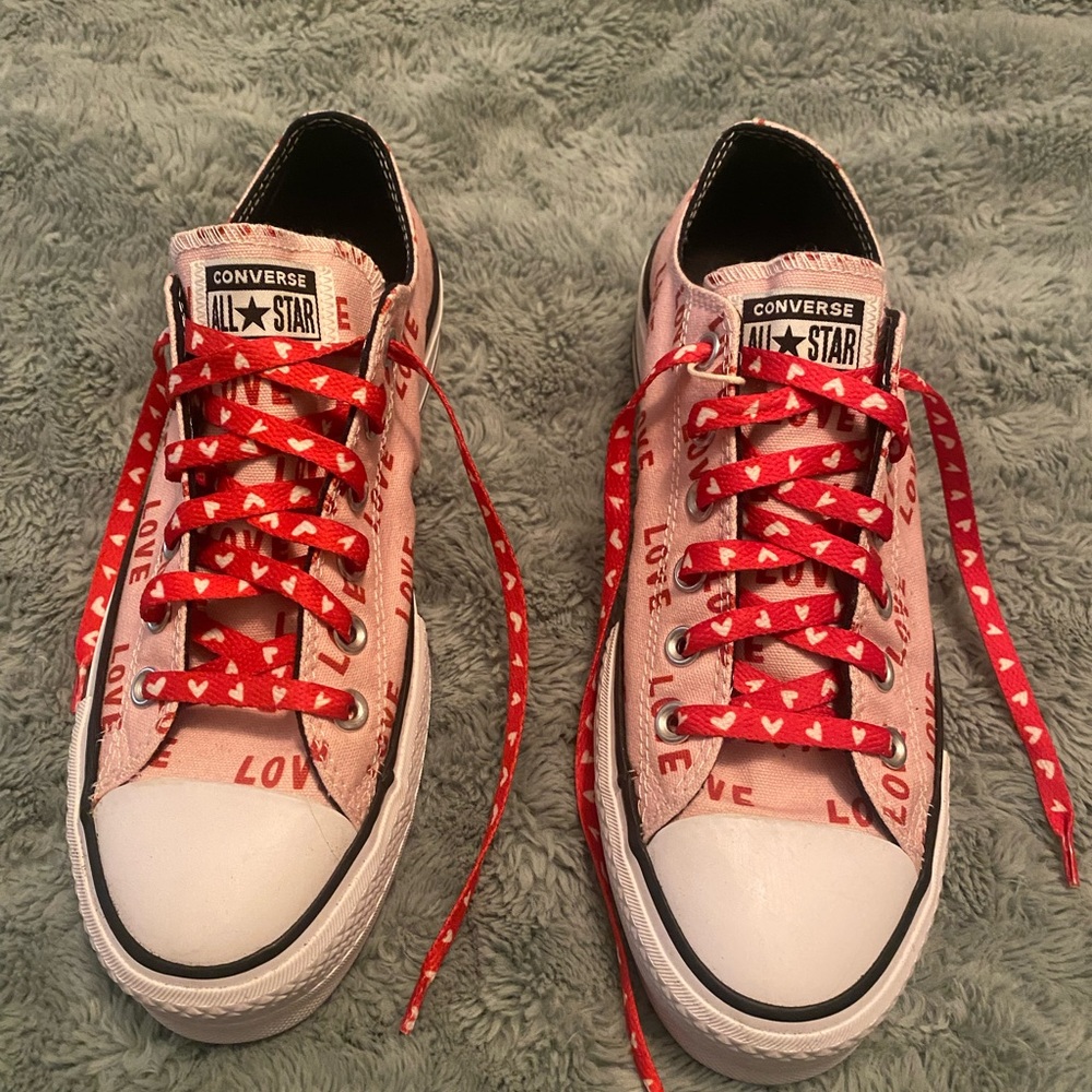 Valentines Converse shoes